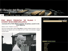 Tablet Screenshot of elrincondelrock.com